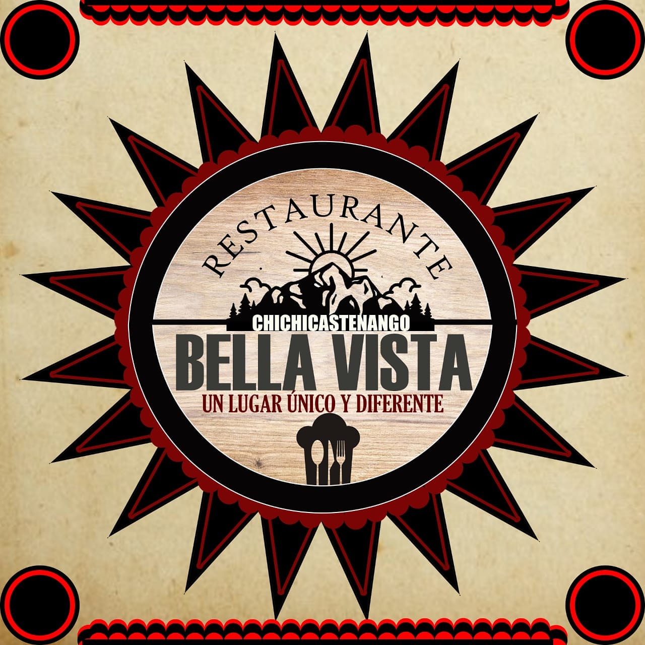 Logo oficial del restaurante Bella Vista